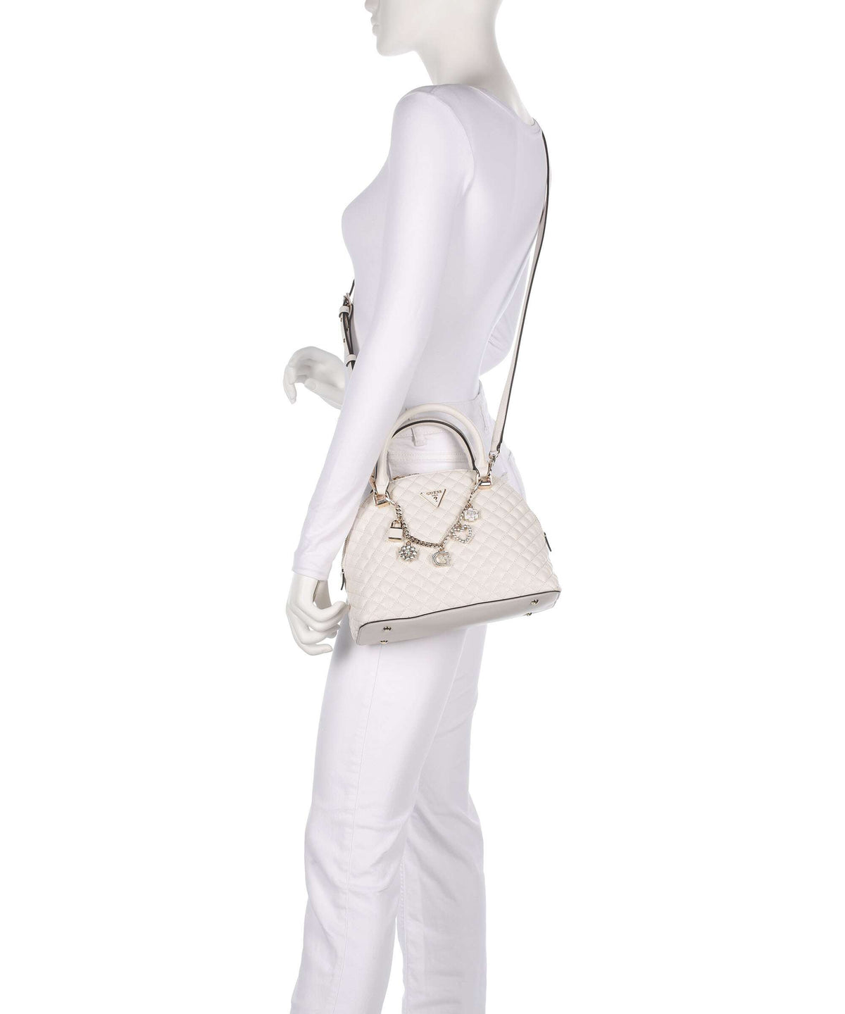 Guess Everlee Handbag offwhite