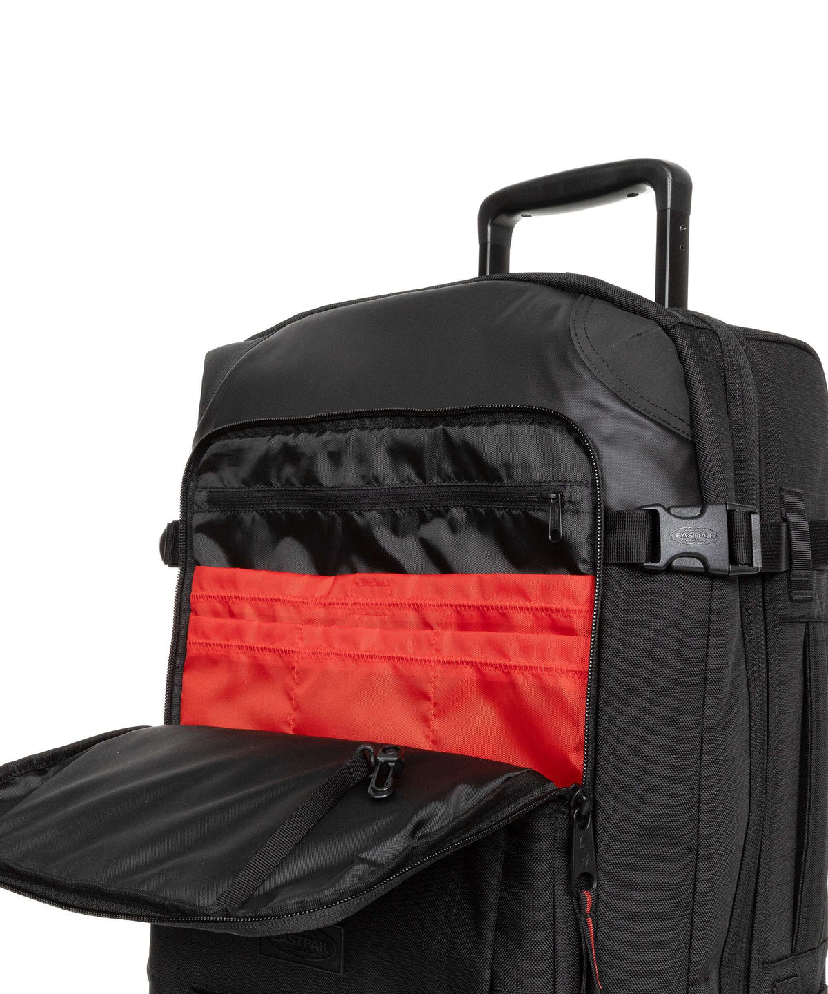 Eastpak Cnnct Tranverz S Travel bag with wheels rip black