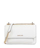 Michael Kors Claire Large Schultertasche optic white