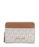 Michael Kors Jet Set Geldbörse vanilla/acorn