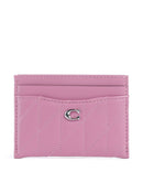 Coach Essential Pillow Étui à cartes crédit fuchsia