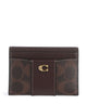 Coach Essential Signature Porta carte di credito maple