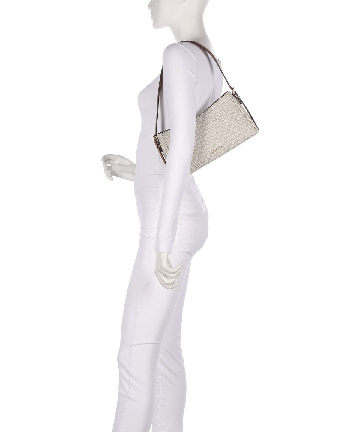 Michael Kors Moore Medium Shoulder bag vanilla/acorn