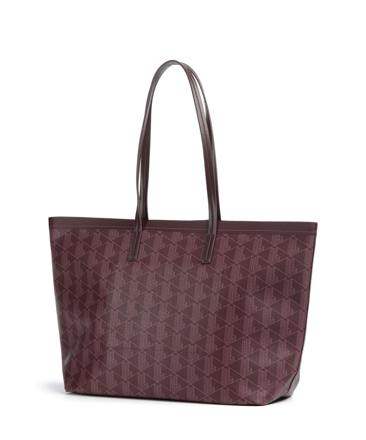 Lacoste Zely Tote bag mono winetasting damson