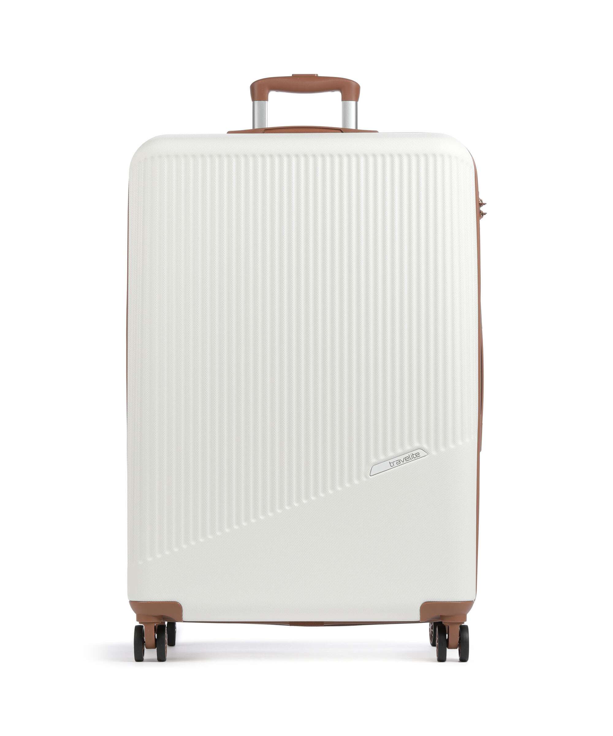 Travelite Bali Spinner (4 wheels) weiss/cognac
