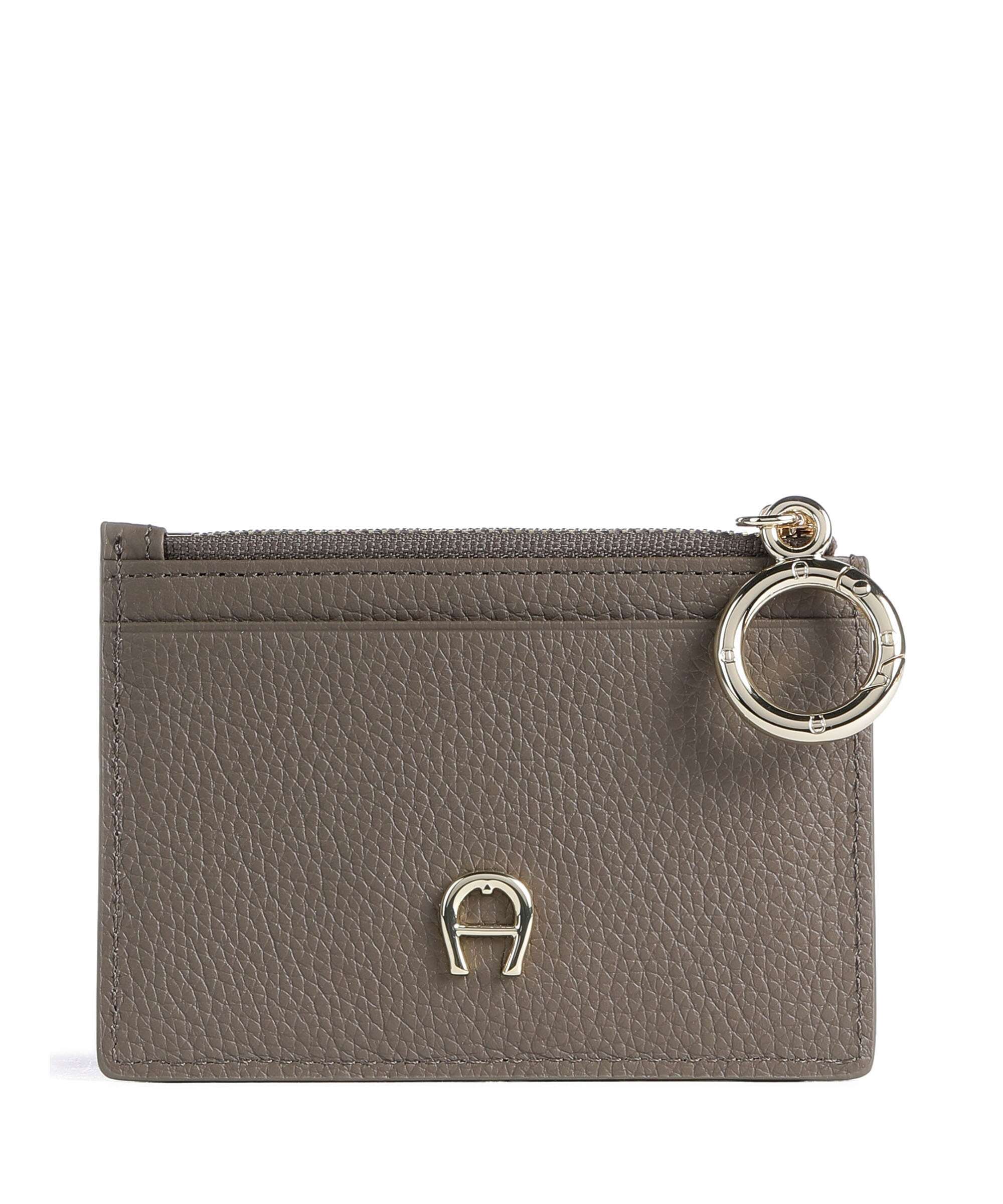 Aigner Zita Credit card holder coal brown