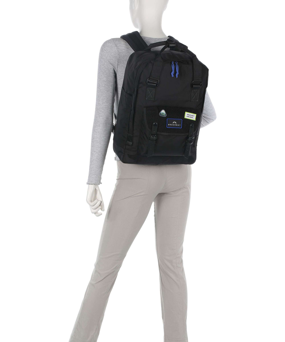 Doughnut Airlines Macaroon Backpack black