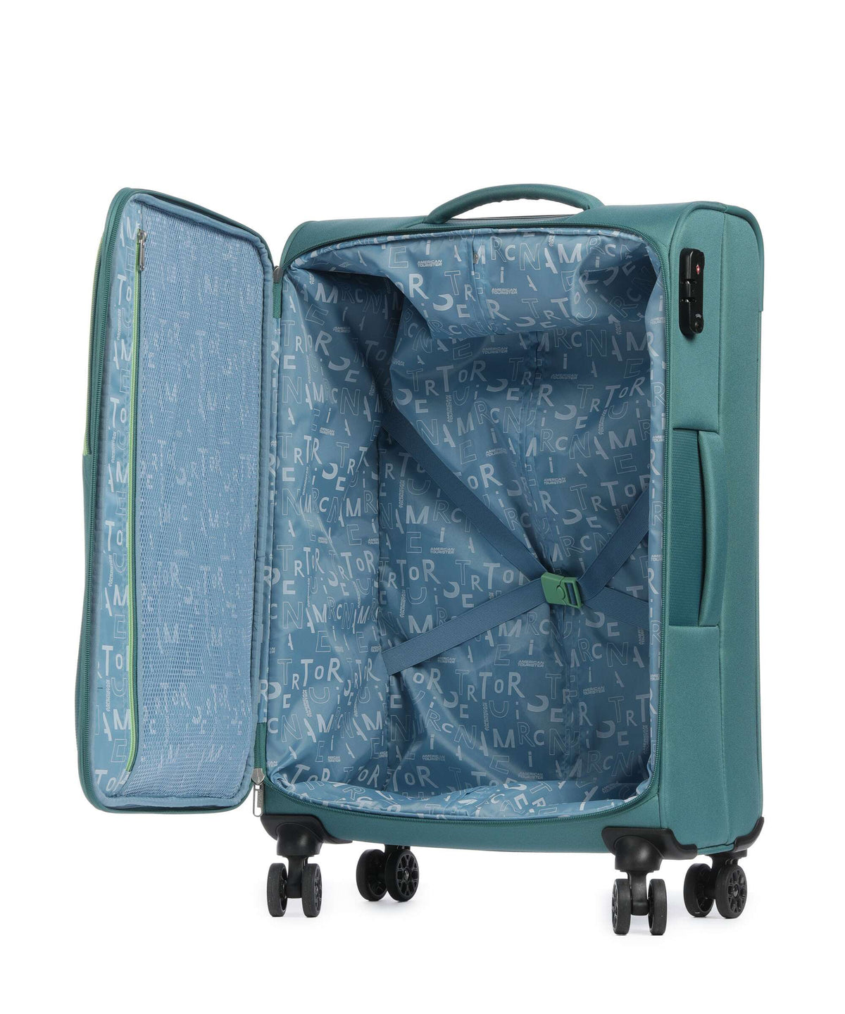 American Tourister Sea Seeker Spinner (4 wheels) bayou green