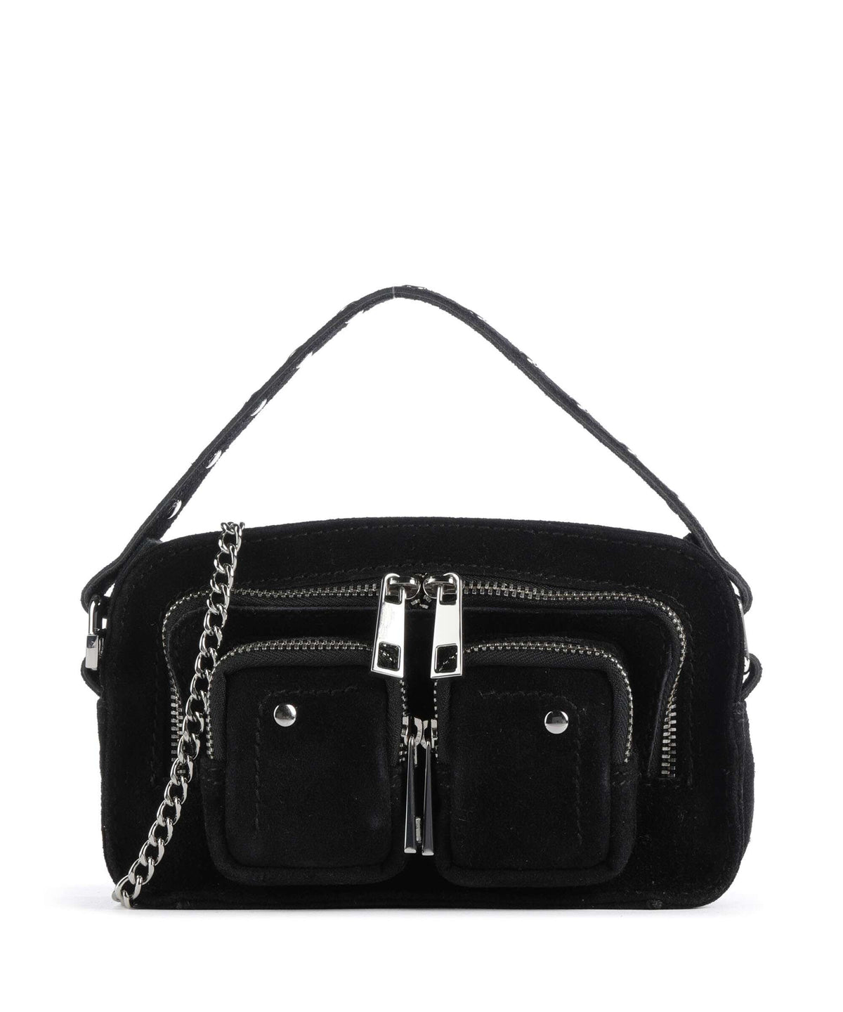 Núnoo Suede Helena Crossbody bag black