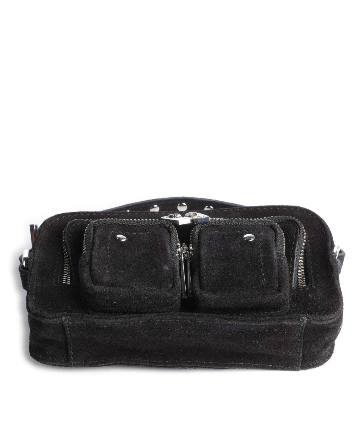 Núnoo Suede Helena Crossbody bag black