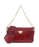 Maison Mollerus Croco Zell Schultertasche antique rot