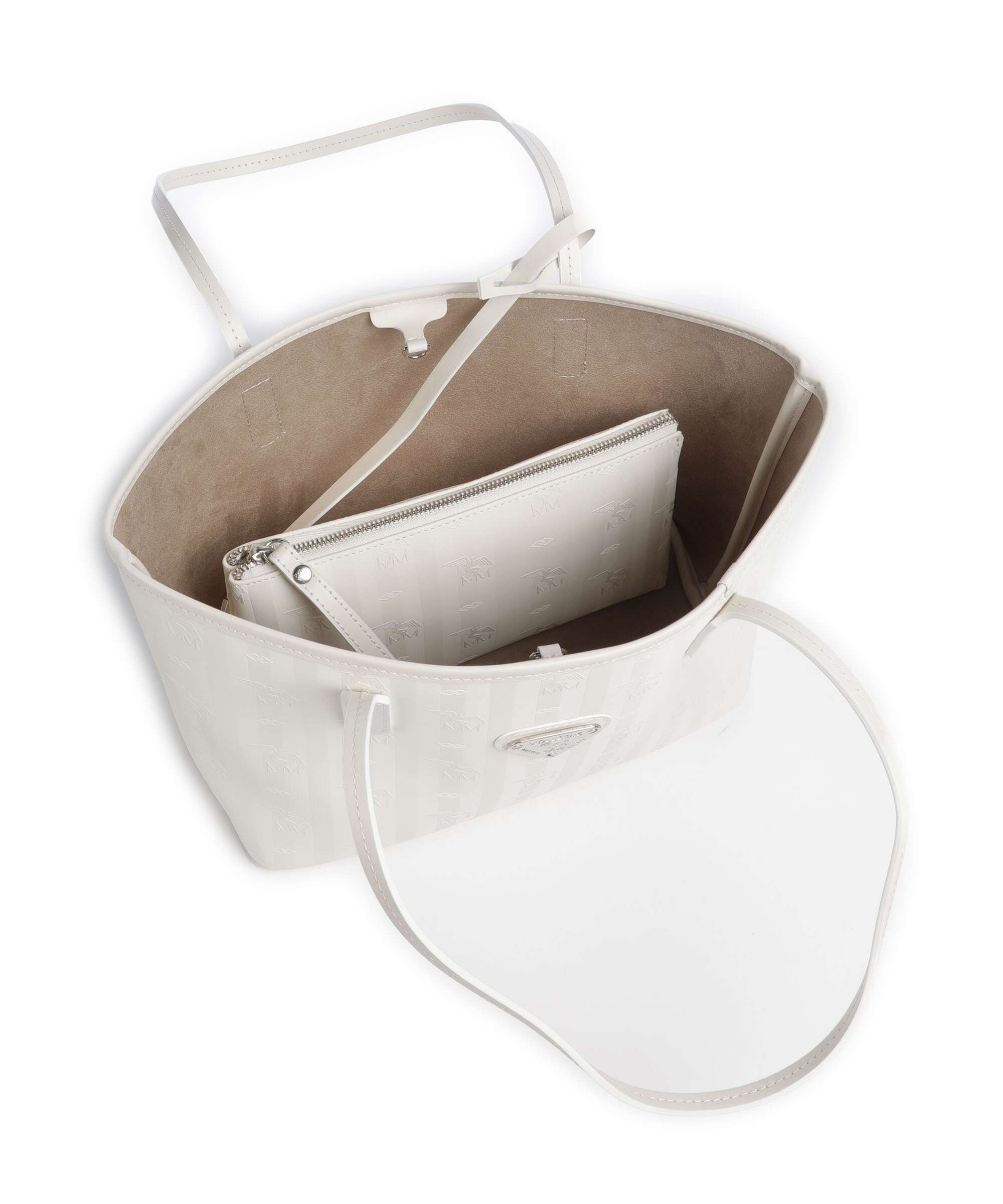 Maison Mollerus Vinerus Genf Tote bag snow weiss