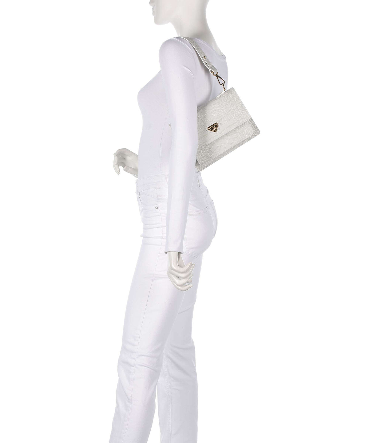 Maison Mollerus Ursy Shoulder bag snow weiss