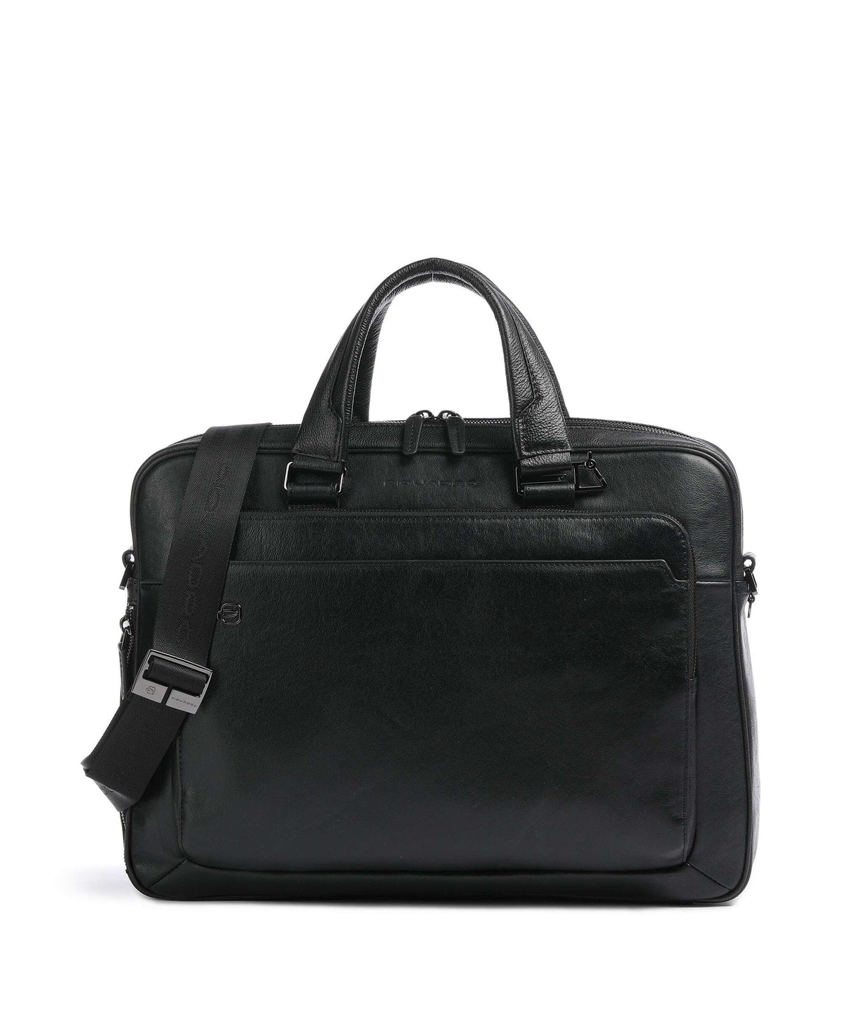 Piquadro Black Square Briefcase black