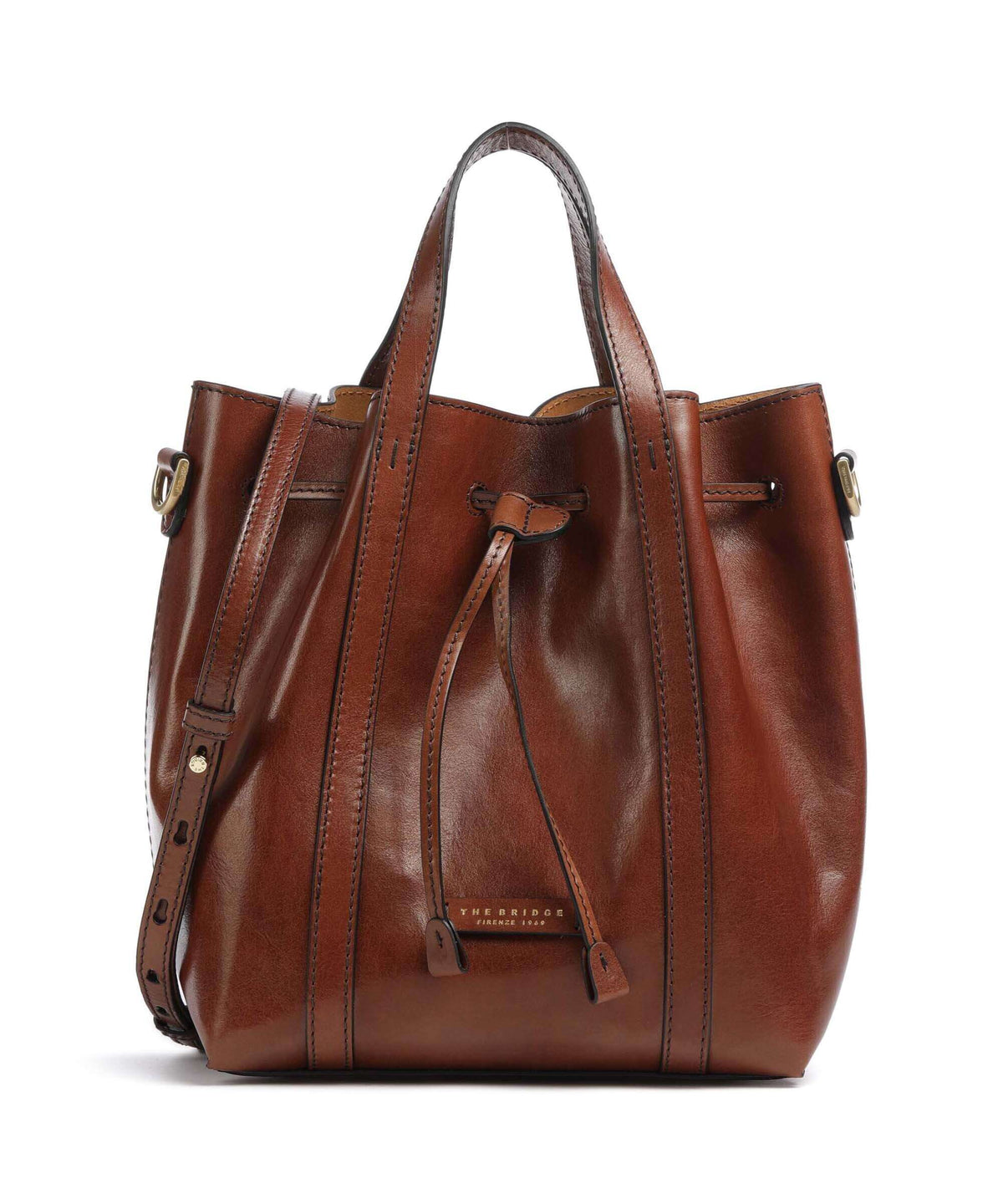 The Bridge Vittoria Bucket bag marrone