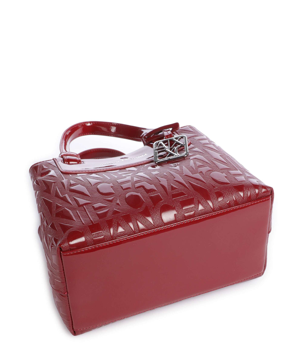 Armani Exchange Liz Patent S Handbag red dahlia