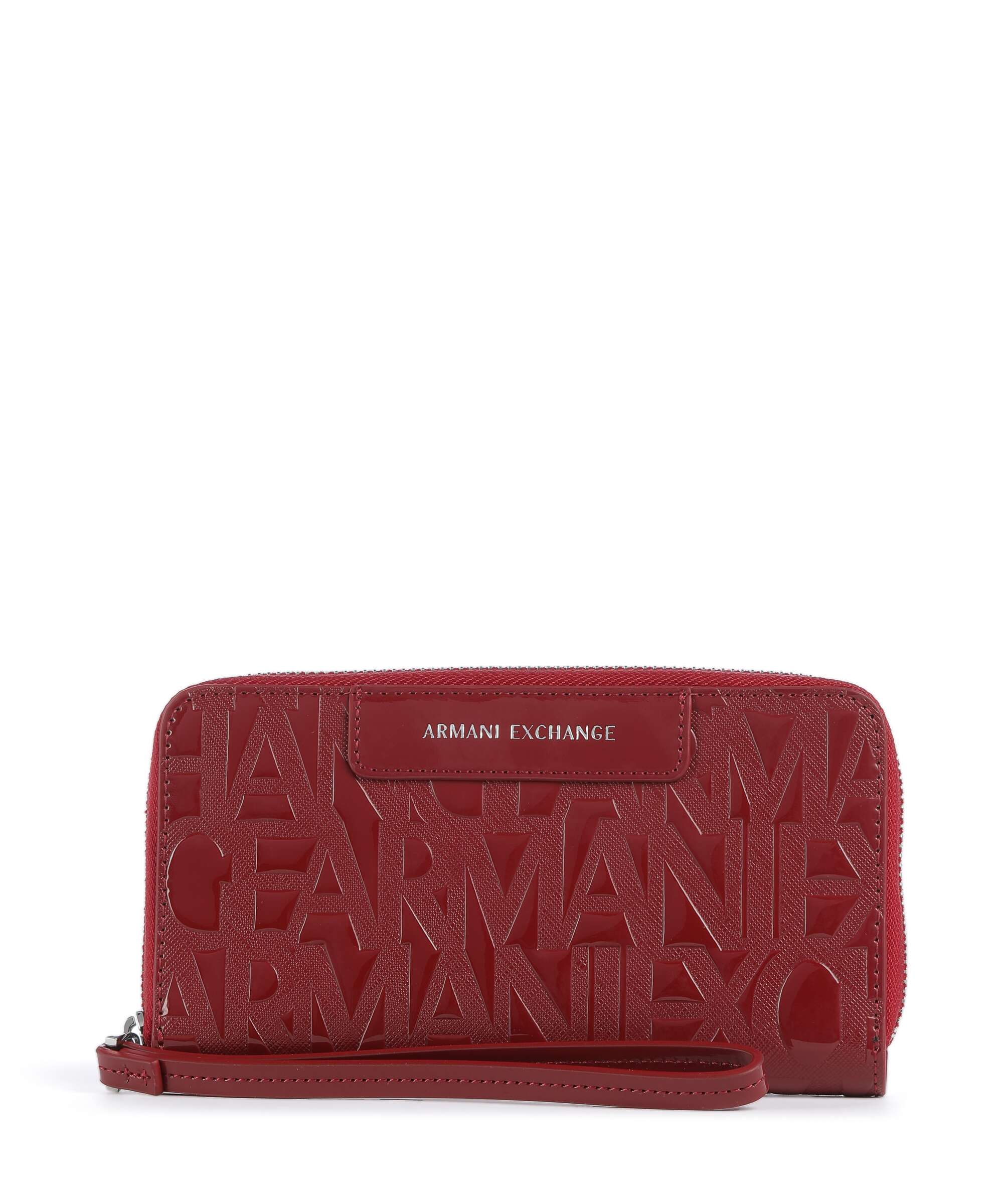Armani Exchange Liz Patent Wallet red dahlia