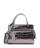 Armani Exchange Diane Mini Croco Umhängetasche gunmetal