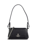 Vivienne Westwood Hazel Re-Vegan Grain Small Schultertasche black