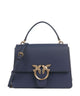 Pinko Love One Classic Borsa a mano azzurro/antique gold