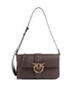 Pinko Love One Classic Slouchy Schultertasche marrone castano/antique gold