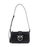 Pinko Love One Mini Slouchy Schultertasche nero limousine/matt silver