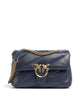 Pinko Love Puff Classic Schultertasche blu indaco ombroso/antique gold