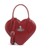Vivienne Westwood Josephine Heart Embossed Croc Mini Sac à main red
