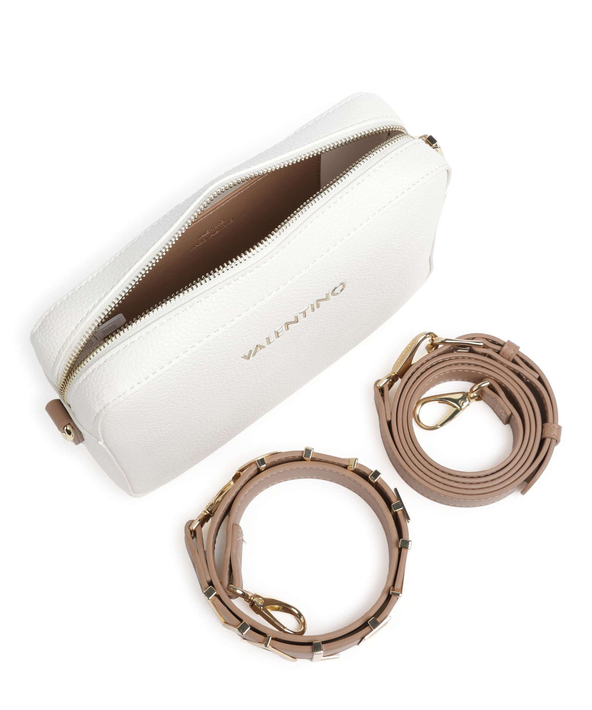Valentino Bags Alexia Crossbody bag bianco/cuoio