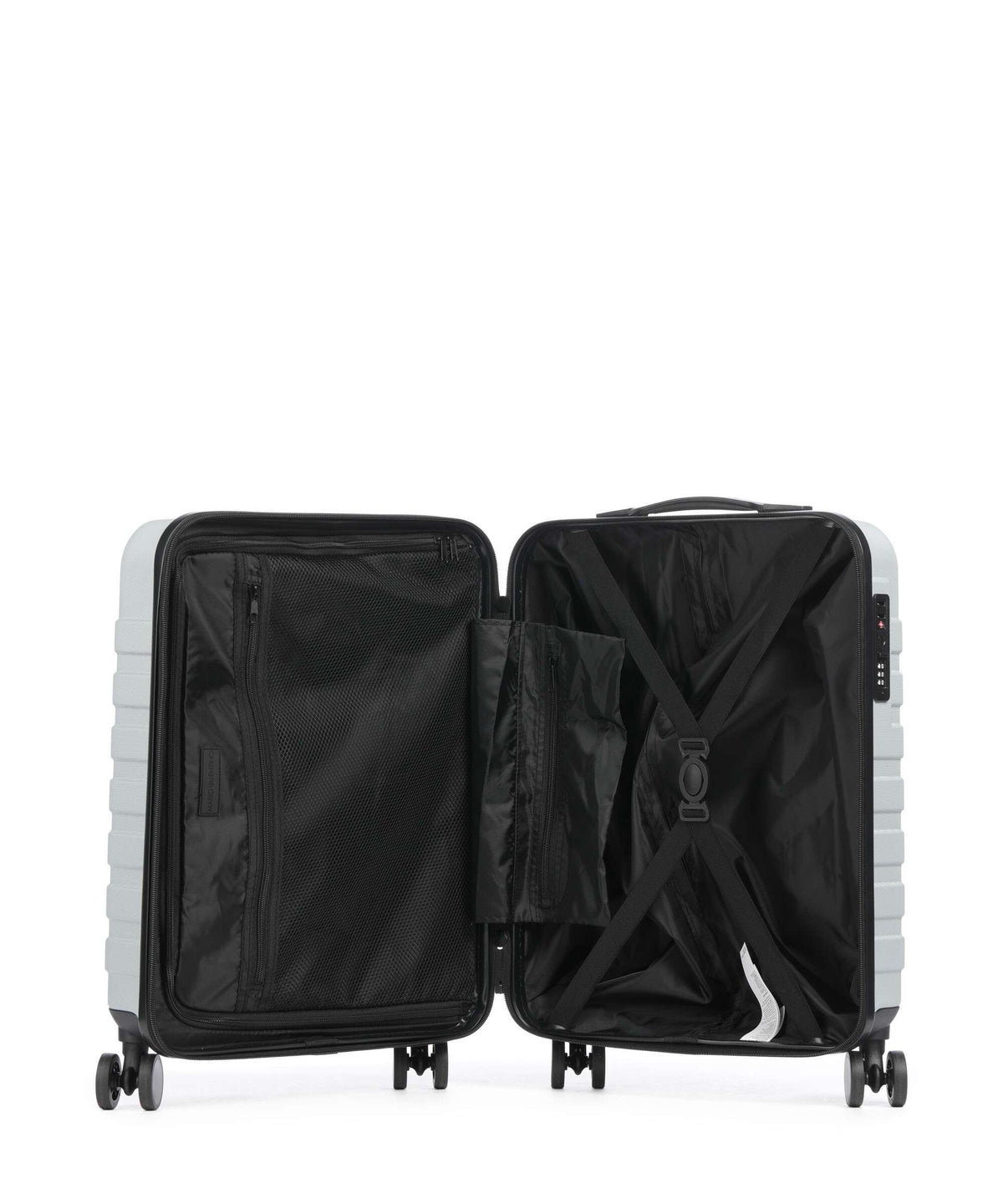 Valentino Bags Starlight Spinner (4 wheels) grigio