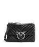 Pinko Love One Mini Borsa a spalla nero/old silver