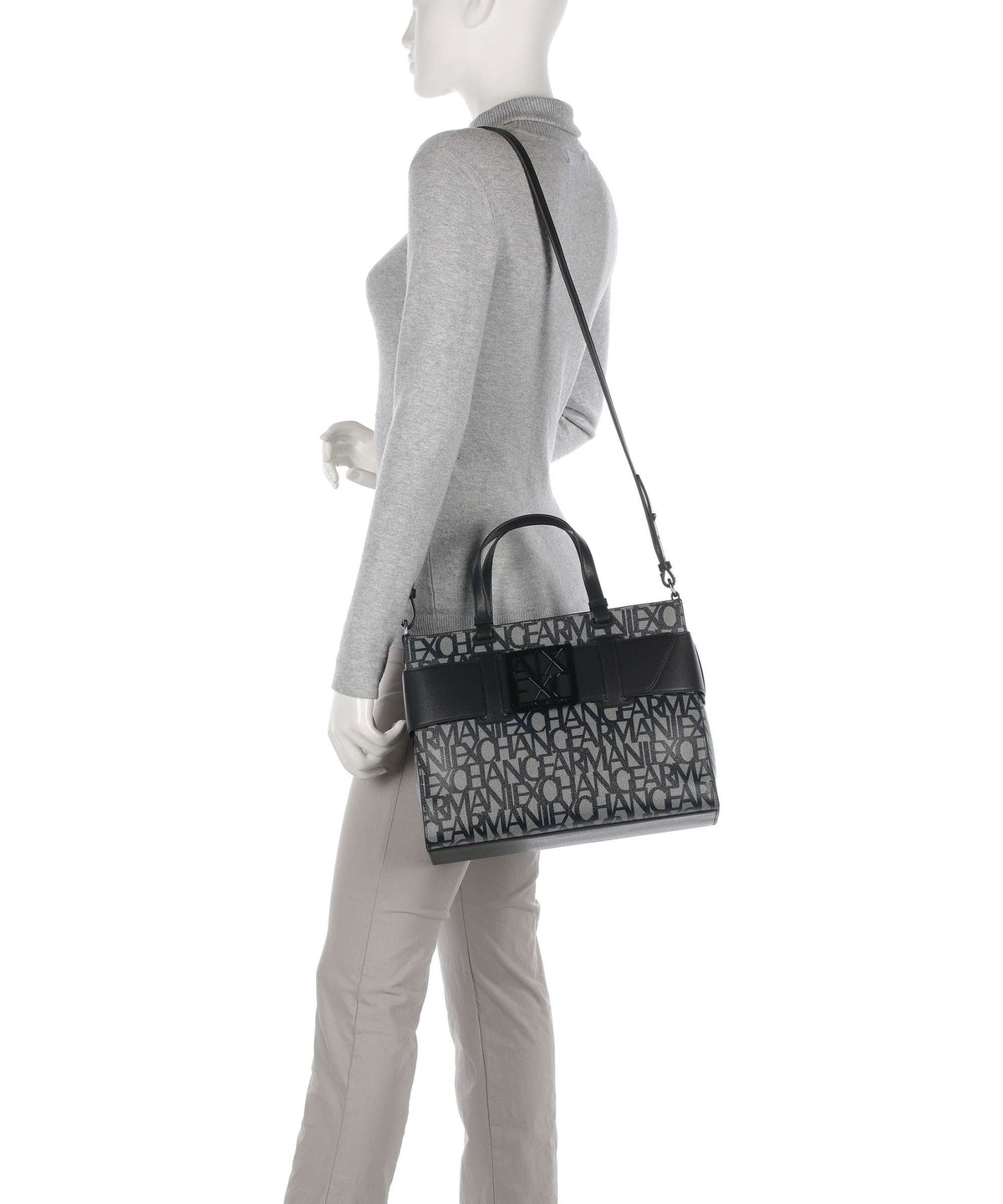 Armani Exchange Susie Handbag beige/black