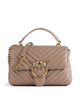Pinko Love Lady Puff Mini Handtasche biscotto zenzero/antique gold