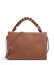Coccinelle Boheme Grana Double Hobo bag cognac/noir