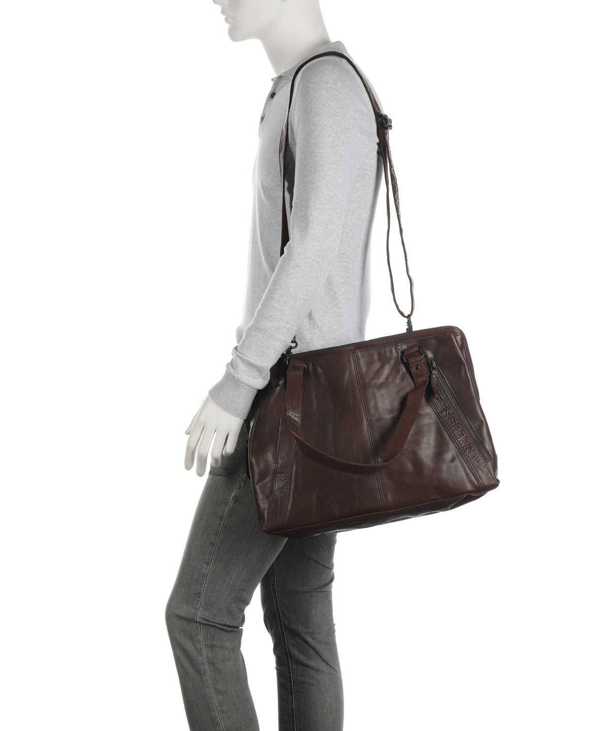 Spikes & Sparrow Bronco Lilian Laptop bag dark brown