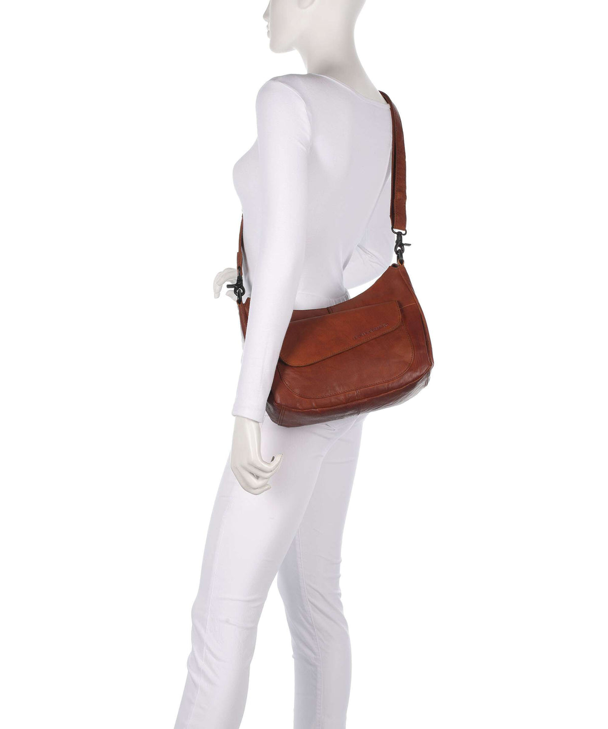 Spikes & Sparrow Bronco Ida Hobo bag brandy