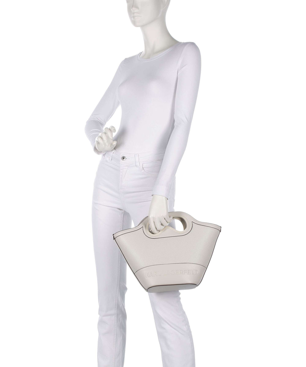 Karl Lagerfeld K/Aviator Handbag cement