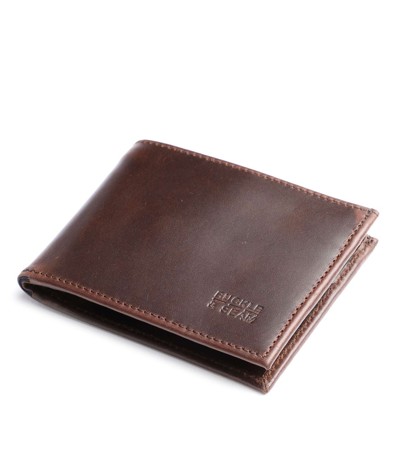 Buckle & Seam Bill Wallet brown