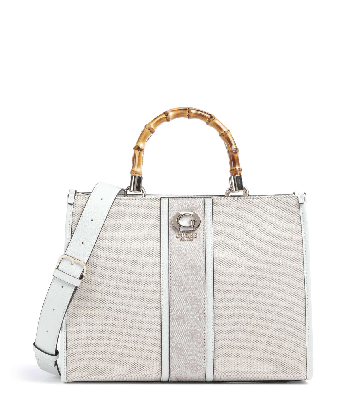 Guess Kerima Handbag natural/dove logo