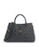 Guess Kuba Handbag charcoal logo