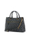 Guess Kuba Handbag charcoal logo