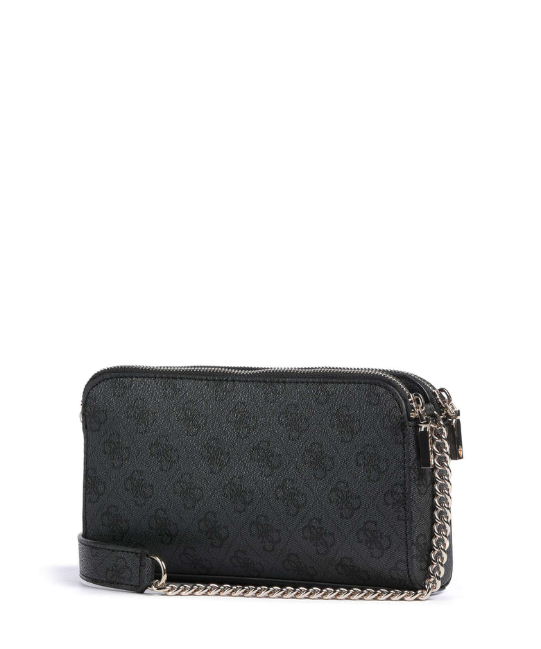 Guess Erica Eco Crossbody bag coal logo