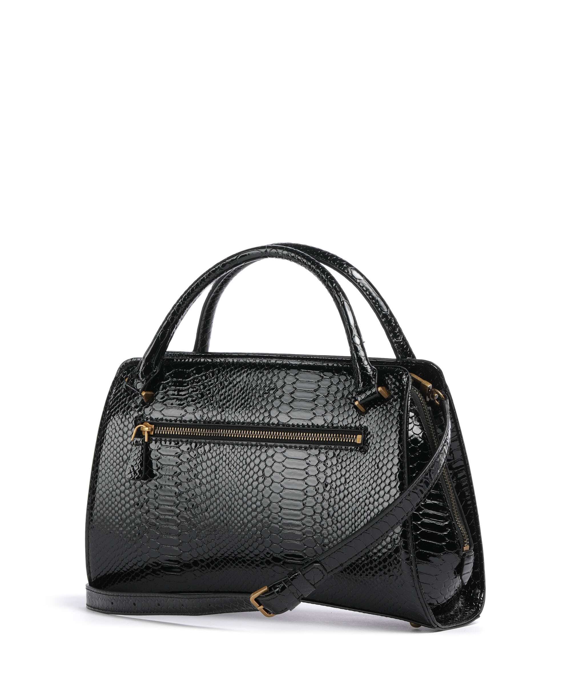 Guess Annita Python Handbag black