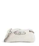 Guess Aslia Shearling Borsa a spalla white