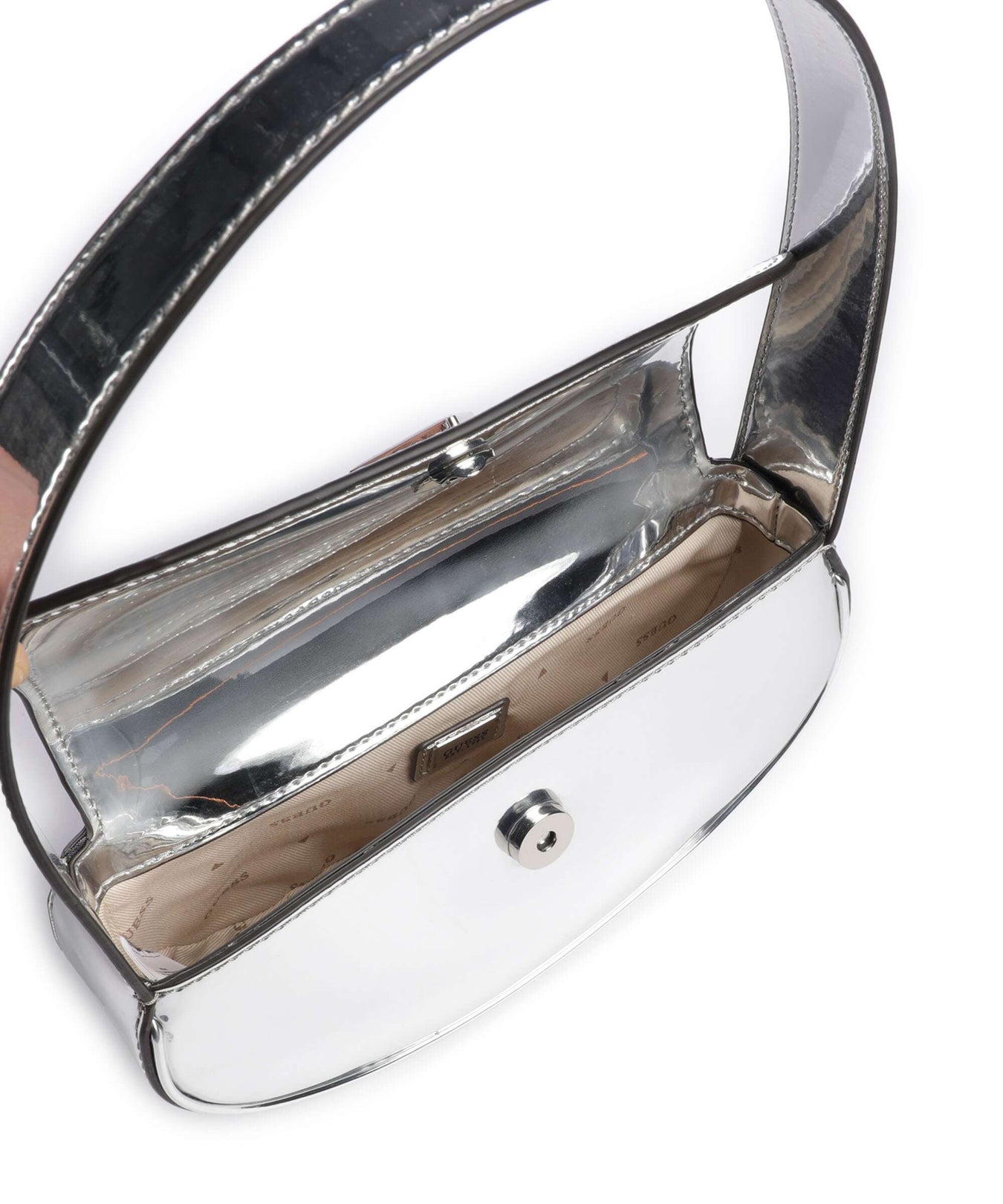 Guess Arnela Mirror Shoulder bag silver