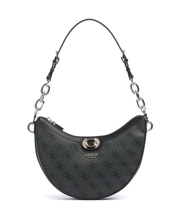 Guess Orlina 4G Logo Schultertasche coal logo