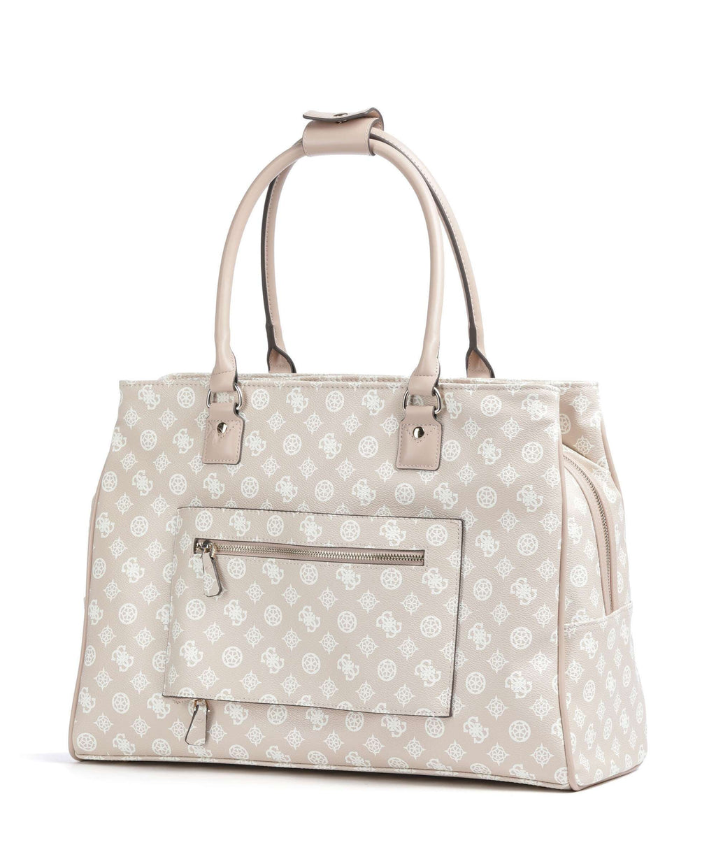 Guess Wilder Tote bag beige/white