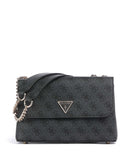 Guess Erica Eco Schultertasche coal logo