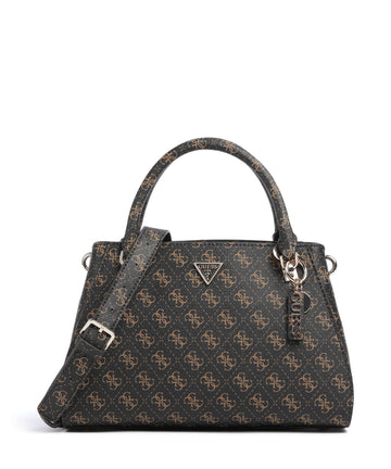 Guess Noelle Q Logo Borsa a mano brown logo