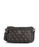 Guess Noelle Q Logo Schultertasche brown logo